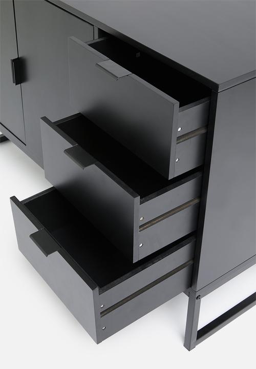Sixth Floor - Stockholm sideboard - black
