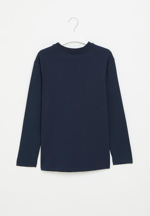 Superbalist - Boys graphic l/s tee - navy 