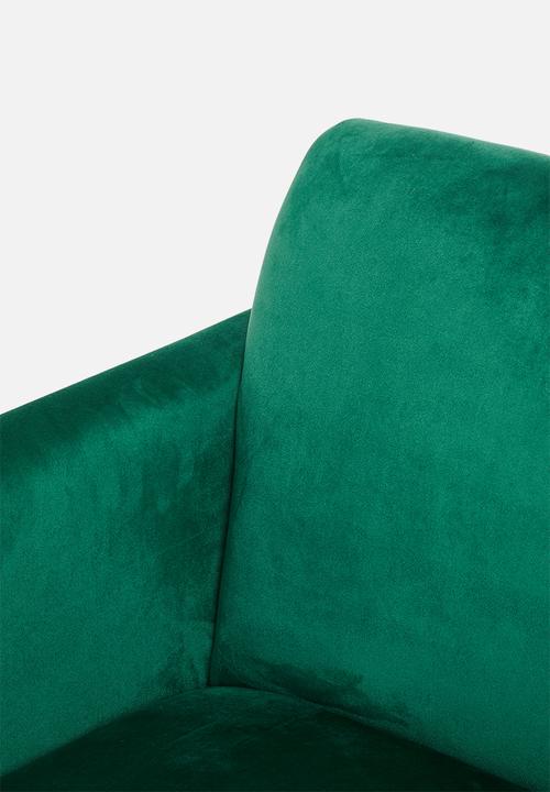 Blockhouse - Quin armchair - emerald green