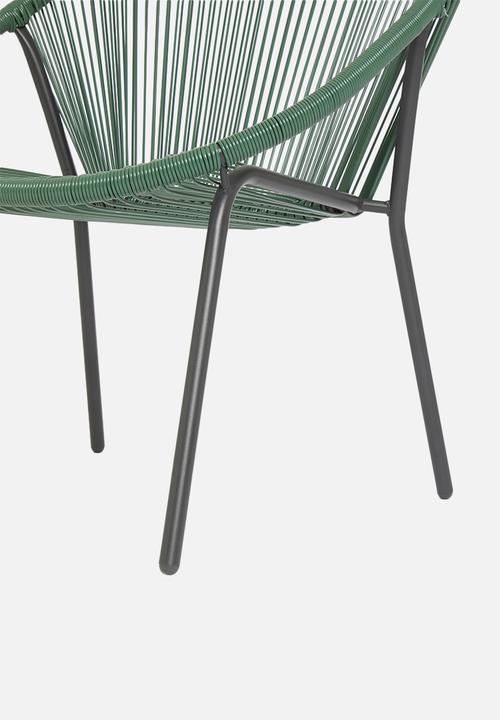 H&S - Stack chair- green
