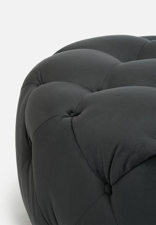 Sixth Floor - Molesy ottoman - charcoal