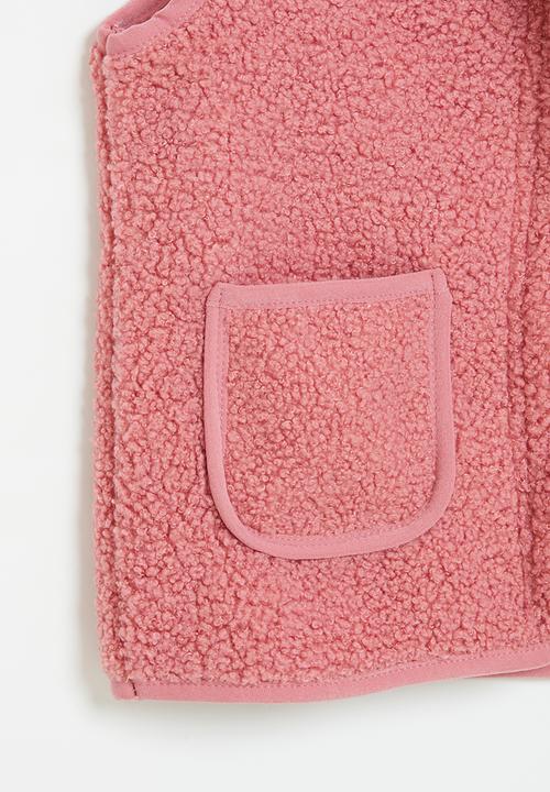 Pop Candy - Sherpa gilet - pink