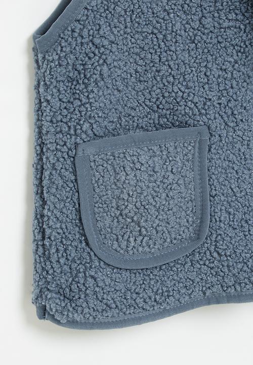 Pop Candy - Sherpa gilet - blue