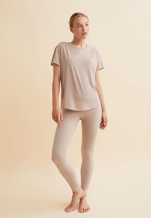 H&M - Sports top - light greige
