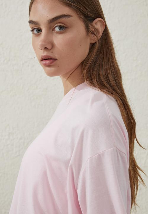 Cotton On - Relaxed active recycled T-shirt - blushing bride