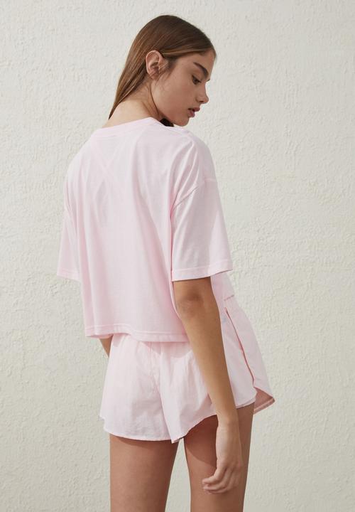 Cotton On - Relaxed active recycled T-shirt - blushing bride