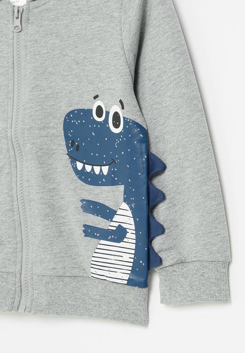 Pop Candy - Dino jacket - grey