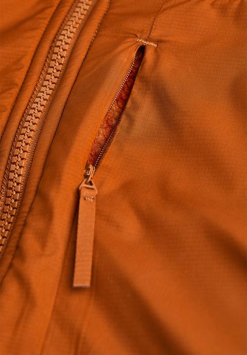 H&M - Teddy sports jacket - orange/marble-patterned