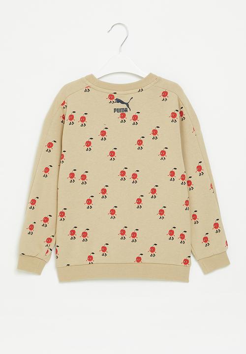 PUMA - Puma x tiny aop crew tr - safari-aop