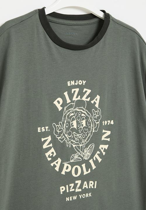 Superbalist - Retro T-shirt - fatigue & stone