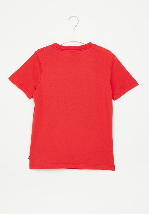 Levi’s® - Lvb wavy logo tee shirt - tomato