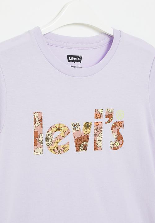 Levi’s® - Lvg short sleeve poster logo tee - pastel lilac