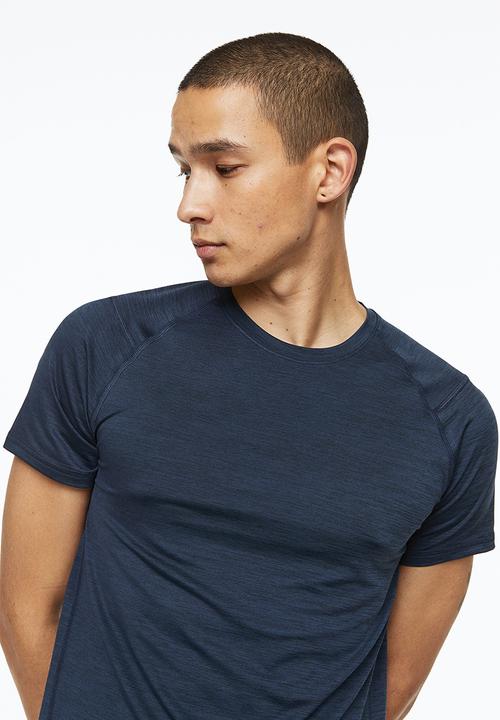 H&M - Sports top in drymove™ - dark blue marl