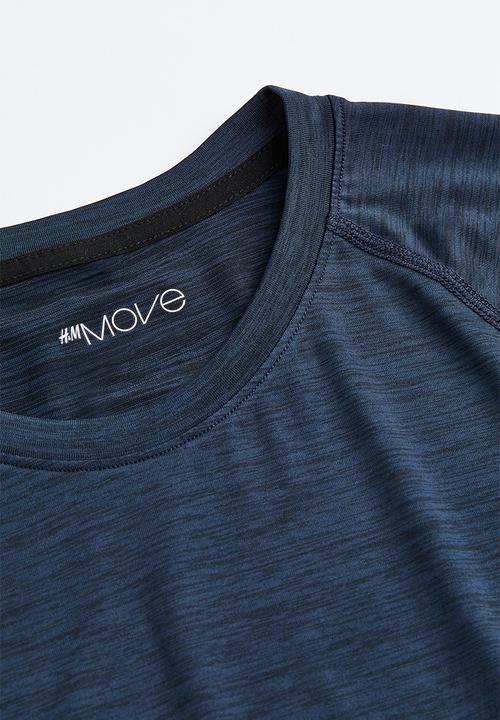 H&M - Sports top in drymove™ - dark blue marl