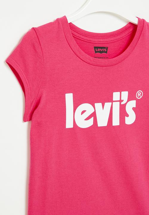 Levi’s® - Lvg basic tee shirt w/ poster - raspberry sorbet