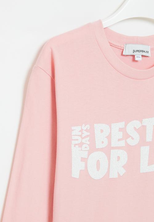 Superbalist - Girls graphic tee - light pink
