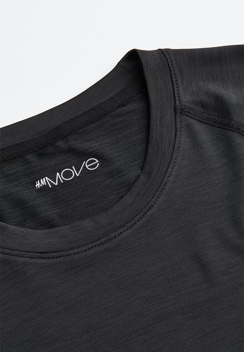 H&M - Sports top in drymove™ - black marl