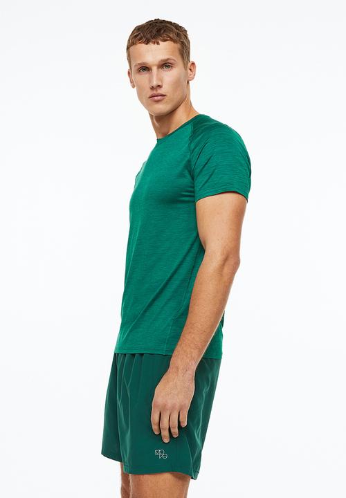 H&M - Sports top in drymove™ - green marl