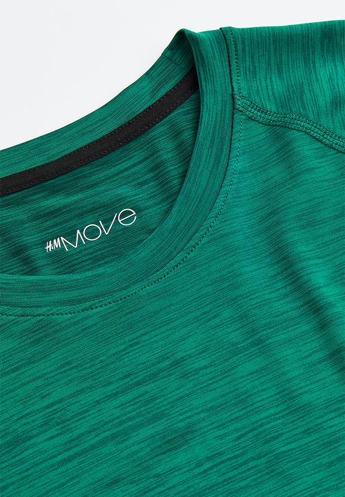 H&M - Sports top in drymove™ - green marl