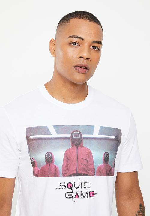 Only & Sons - Onssquidgame reg short sleeve tee - white