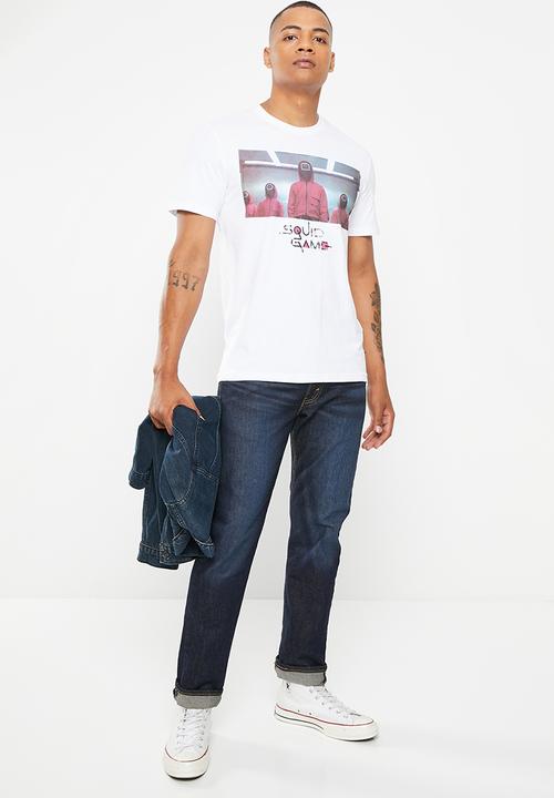 Only & Sons - Onssquidgame reg short sleeve tee - white