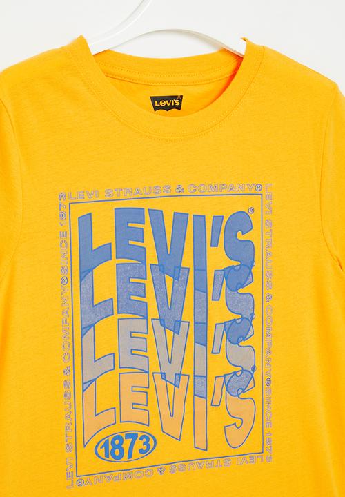 Levi’s® - Lvb wavy logo tee shirt - citrus