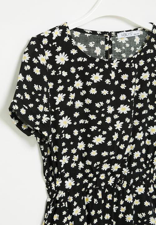 HAILYS - Sh v dr denise - black flower