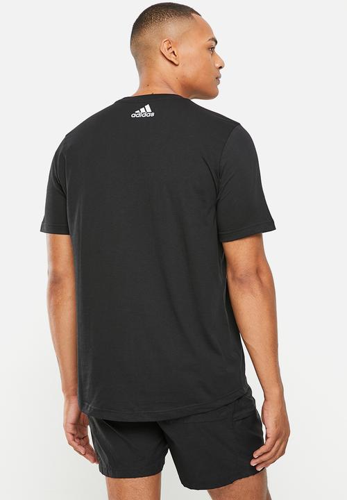adidas Performance - D2m logo tee - black