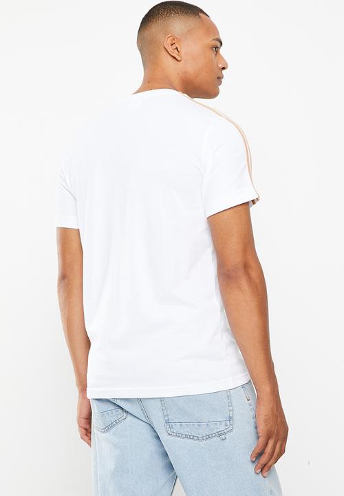 adidas Originals - Qac 3 stripe t m - white/magic beige