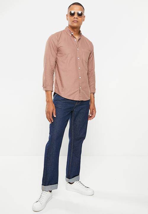 Cotton On - Mayfair long sleeve shirt - vintage burg 