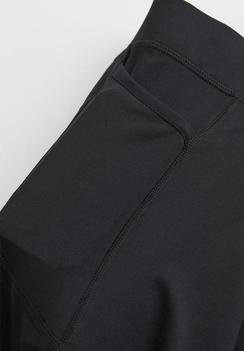 H&M - Fast-drying running tights - black