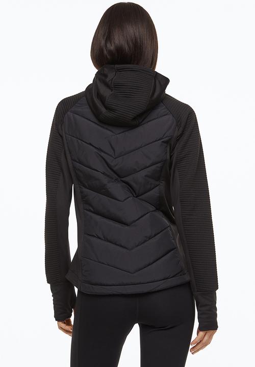 H&M - Padded hooded outdoor jacket - black