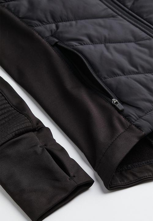 H&M - Padded hooded outdoor jacket - black