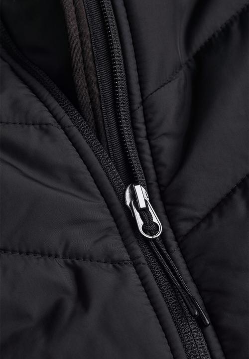 H&M - Padded hooded outdoor jacket - black