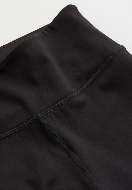 H&M - High waist sports tights - black