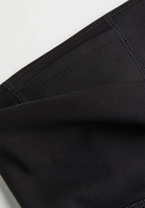 H&M - High waist sports tights - black