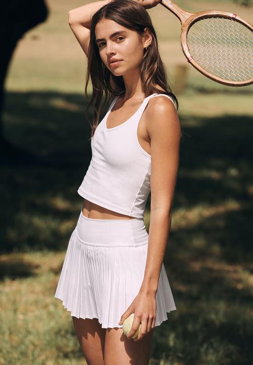 Cotton On - Ultimate longline vestlette - white