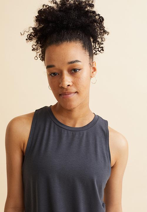 H&M - Sports vest top - dark grey