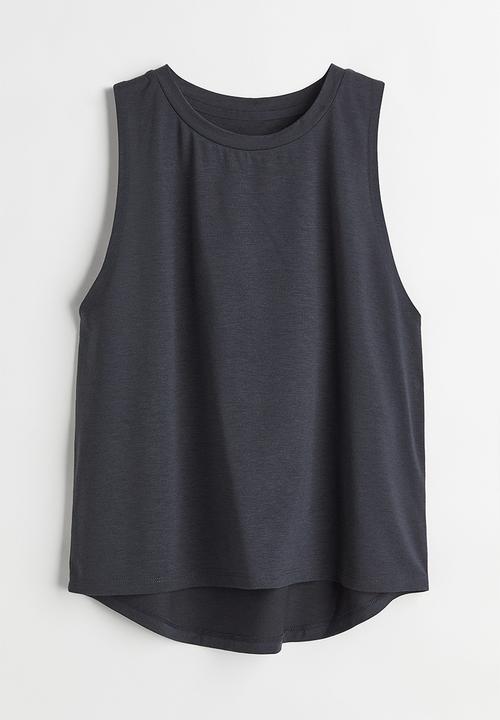 H&M - Sports vest top - dark grey
