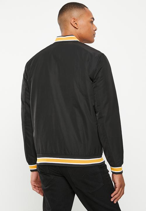 Only & Sons - Loui varsity jacket otw - black