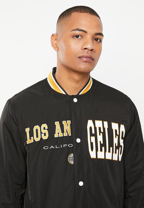 Only & Sons - Loui varsity jacket otw - black