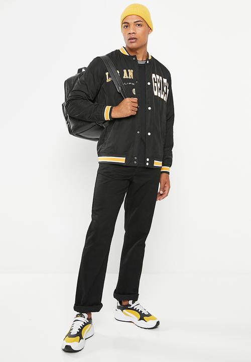 Only & Sons - Loui varsity jacket otw - black