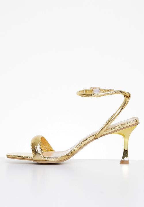 Superbalist - Robyn slingback block heel - gold