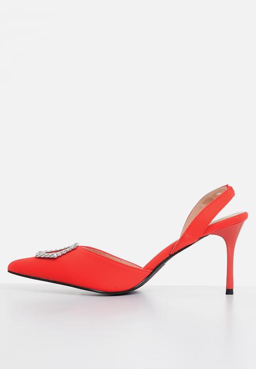 MILLA - Zuri slingback stiletto heel - red