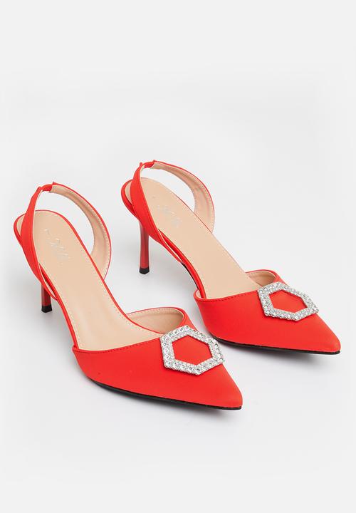 MILLA - Zuri slingback stiletto heel - red