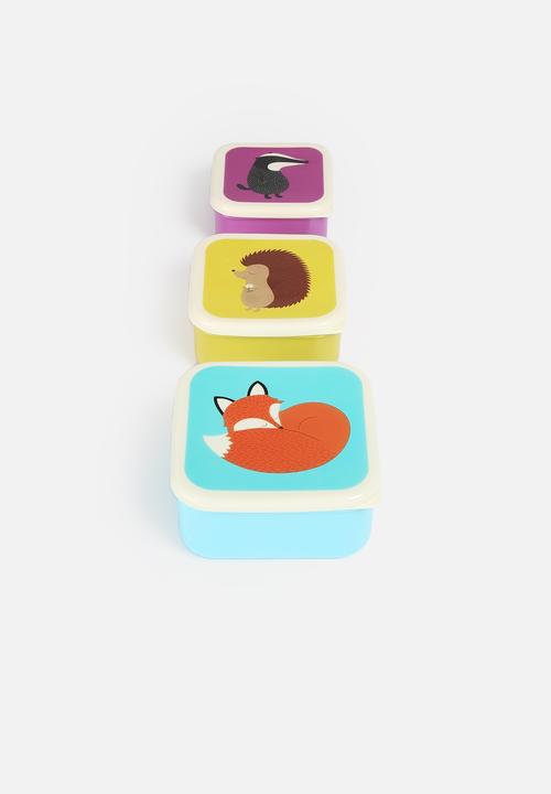 Heart and Home - Set of 3 Rusty the Fox Snack Boxes