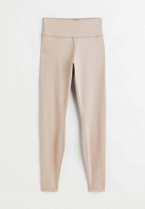 H&M - Super soft sports tights - beige