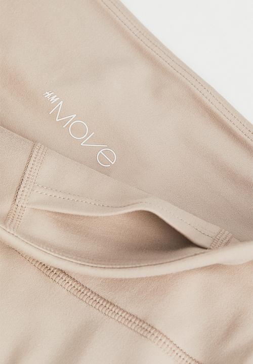 H&M - Super soft sports tights - beige
