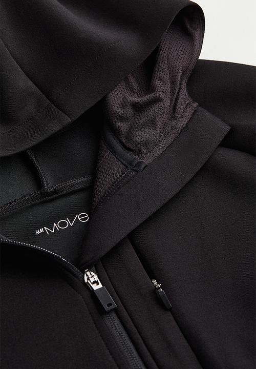 H&M - Fast-drying track jacket - black