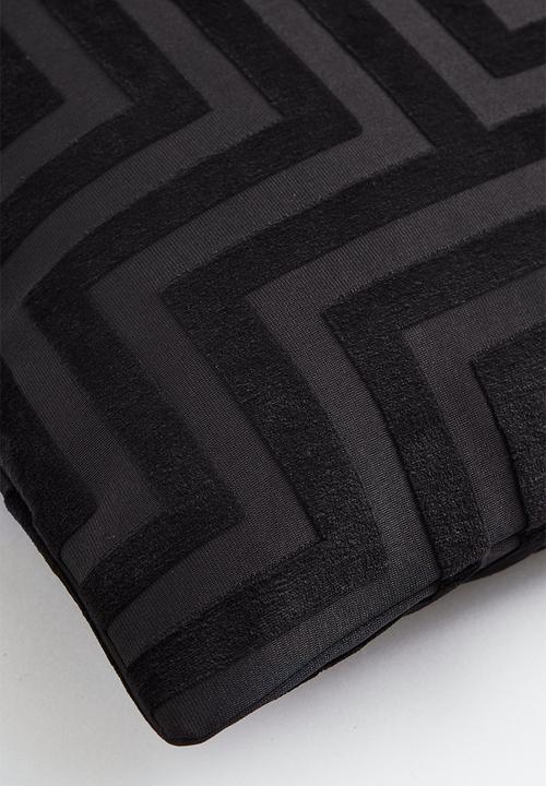 H&M - Velvet cushion cover - grey